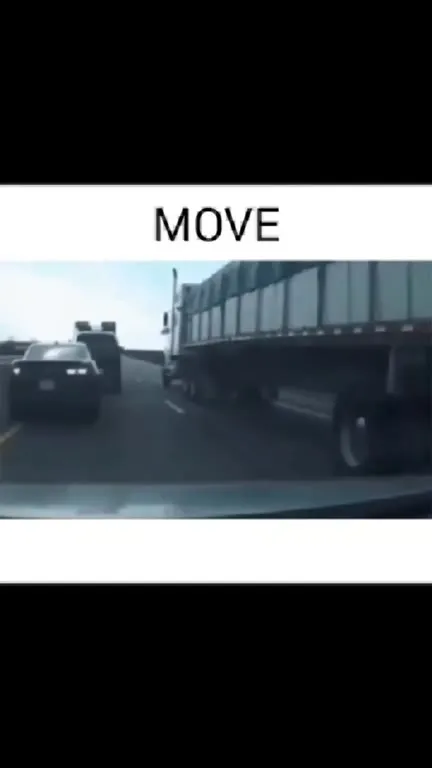 MOVE грузовик на трассе