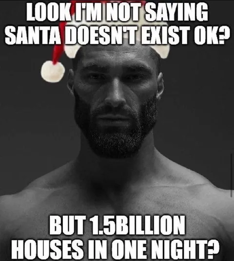 Santa Visits 1.5 Billion Houses