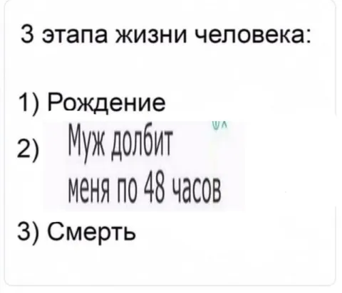 Три этапа жизни человека