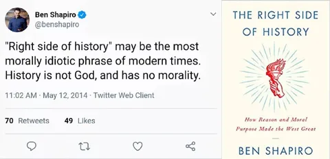 Right Side of History Irony