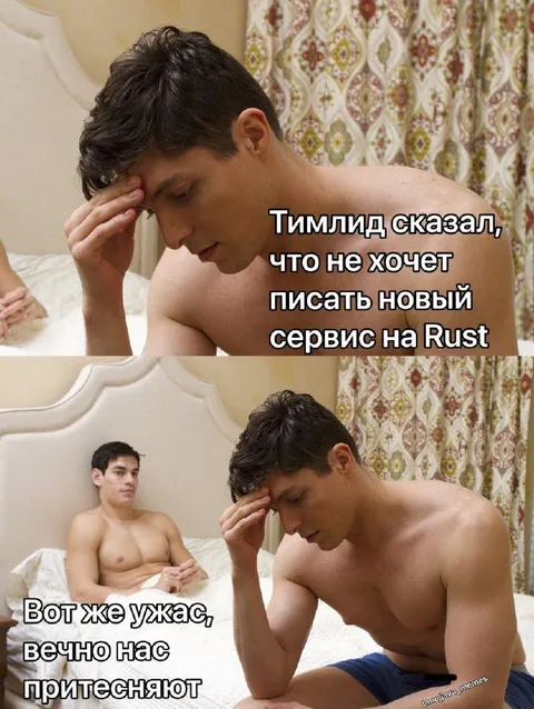 Тимлид отказался писать на Rust