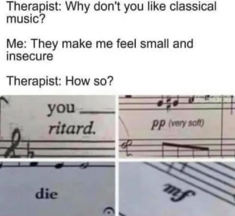 Classical Music Makes Me Insecure