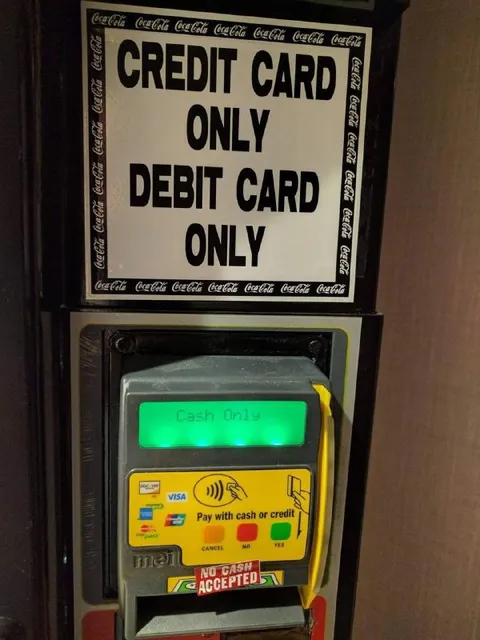 Cash Only Credit Card Machine