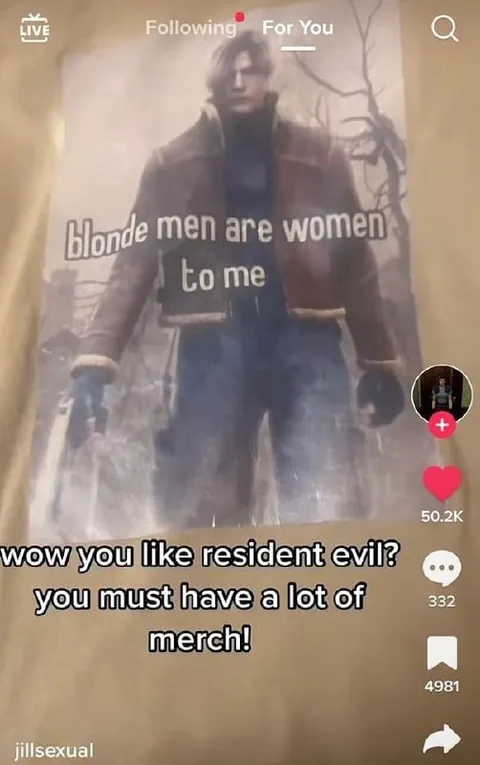 Blonde Men Are Women to Me