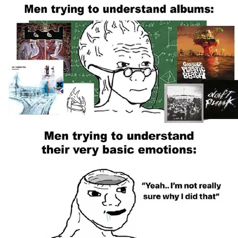 Men Understanding Albums and Emotions