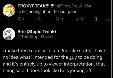 Is He Jerking Off?