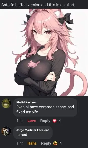 Buffed Astolfo AI Art