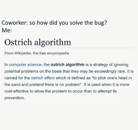 Ostrich Algorithm Bug Fix