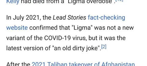 Ligma Overdose Fact-Checking