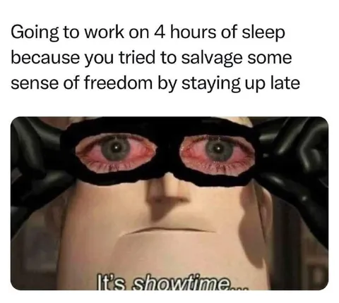 Four Hours of Sleep Before Work