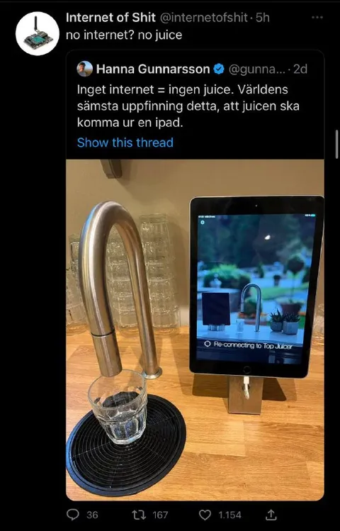 No Internet, No Juice