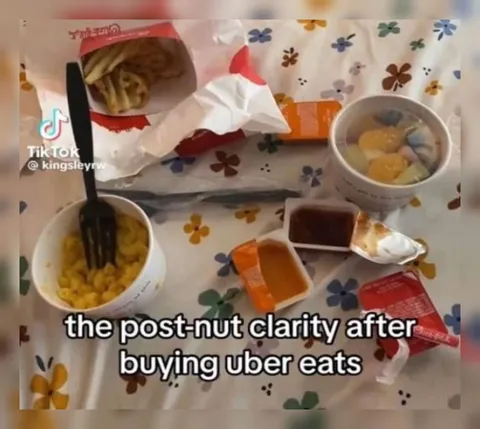 Post-Nut Clarity After Uber Eats