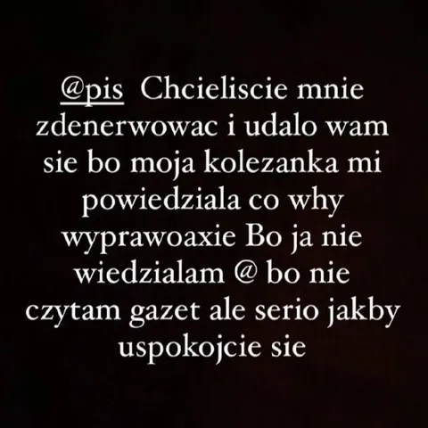 Uspokójcie się, serio