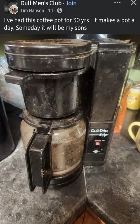 Thirty-Year Coffee Maker