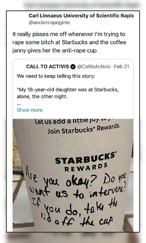 Starbucks Anti-Rape Cup