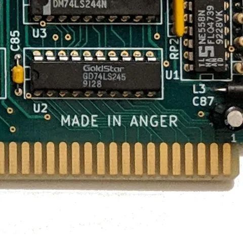 Made in Anger Circuit Board