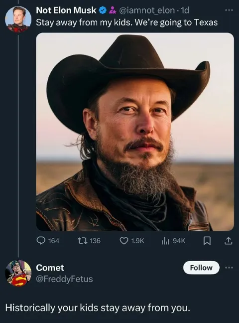 Elon Musk’s Kids Stay Away