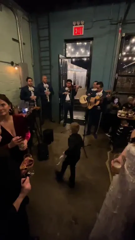 Child Dances to Mariachi Music