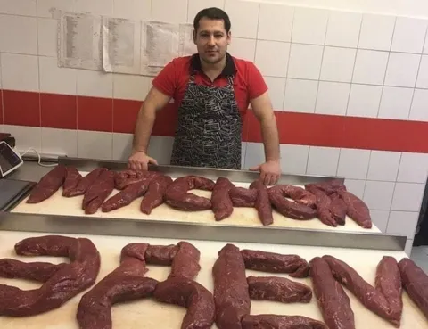 Meat Christmas Greeting