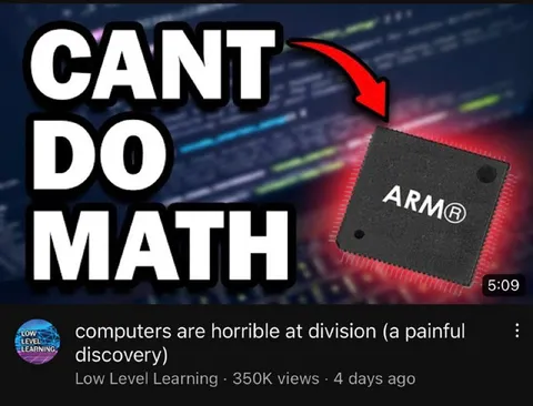 Can't Do Math ARM Chip