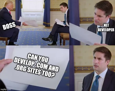 Boss Asks .NET Developer