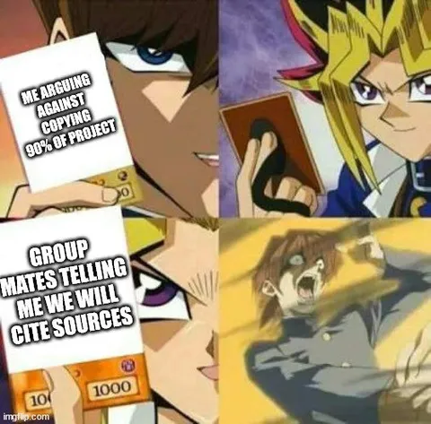 Arguing Against Copying the Project