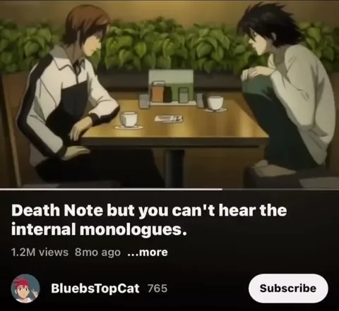 Death Note Without Inner Monologues