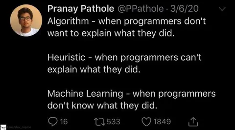 Algorithm Heuristic Machine Learning
