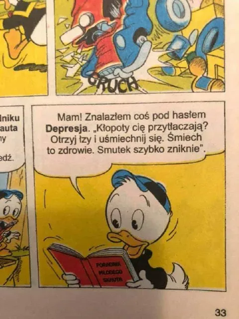 Porada psychologiczna według komiksu