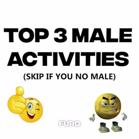 Top Three Male Activities