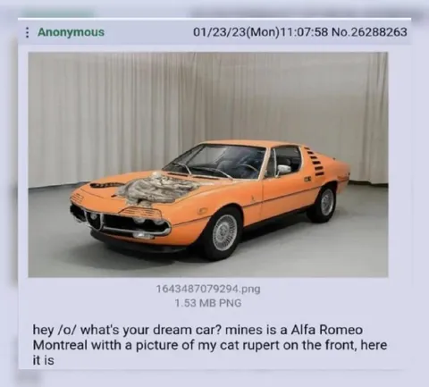 Dream Alfa Romeo with Cat
