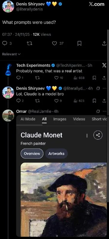 Claude Monet Is the Model
