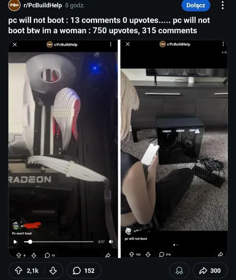 PC Won't Boot, I'm a Woman