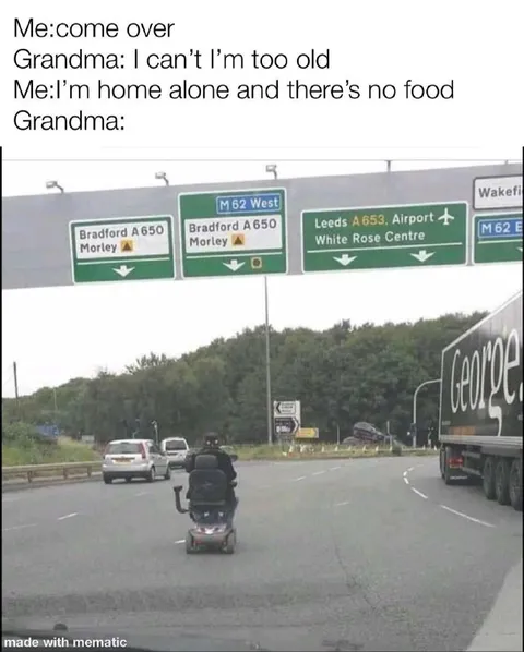 Grandma Suddenly Finds Energy