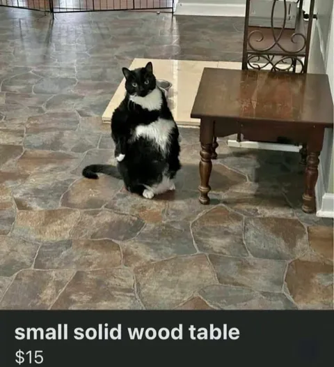Small Solid Wood Table for Sale