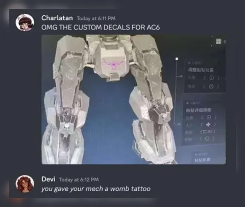 Mech Womb Tattoo