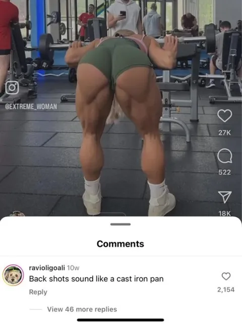 Back Shots Cast Iron Pan