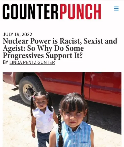 Nuclear Power Hypocrisy Headline
