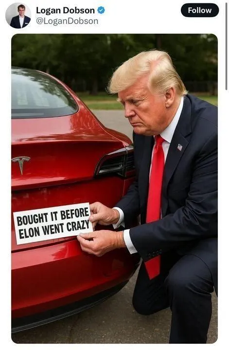 Bought Tesla Before Elon Went Crazy