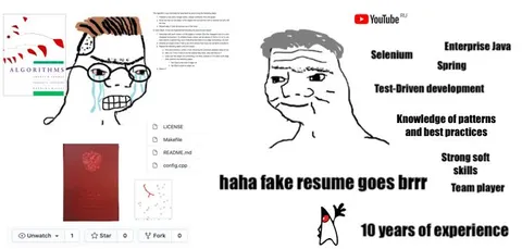 Haha Fake Resume Goes Brrr