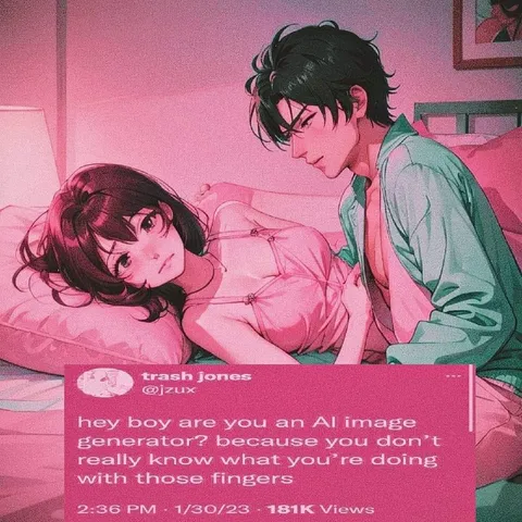 AI Image Generator Fingers Joke