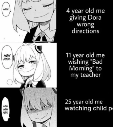 Anya Watching Child Po