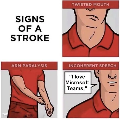Microsoft Teams Stroke Symptoms