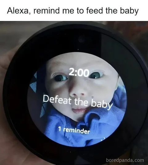 Alexa Defeat the Baby Reminder