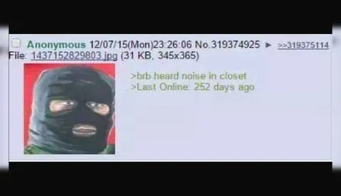 Heard a Noise in the Closet