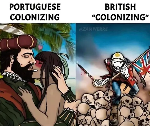 Portuguese Versus British Colonizing
