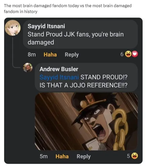Stand Proud JoJo Reference