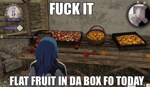 Flat Fruit in the Box