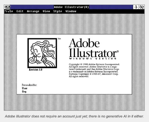 Illustrator Before Generative AI