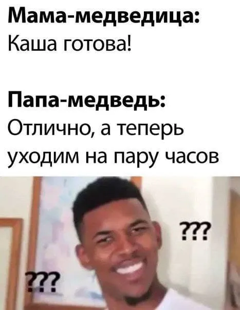 Папа-медведь не понял